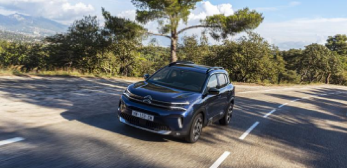 Citroen car on the road