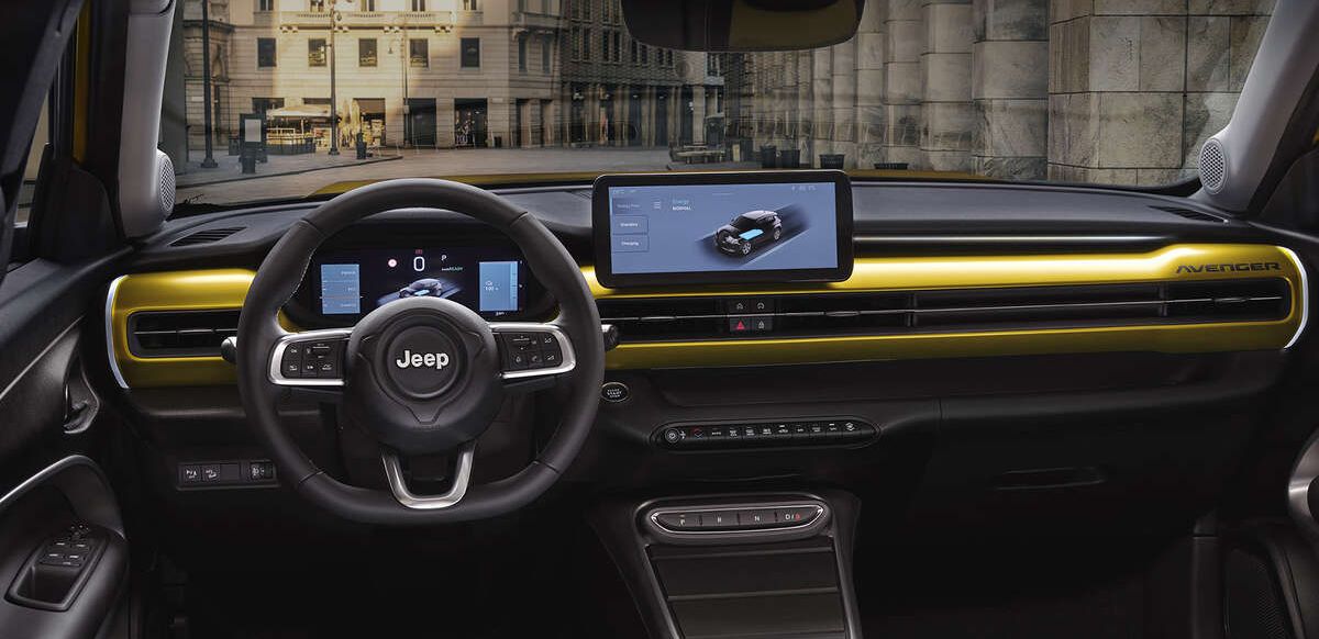 jeep avenger interior city view