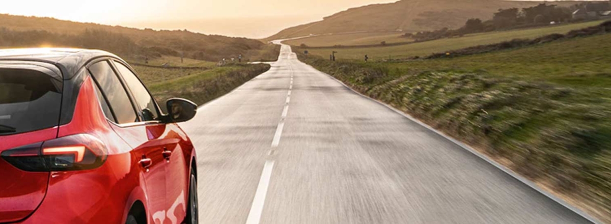 vauxhall corsa country road