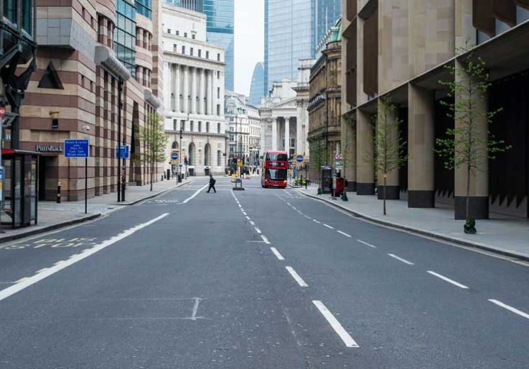 London roads with restrictions