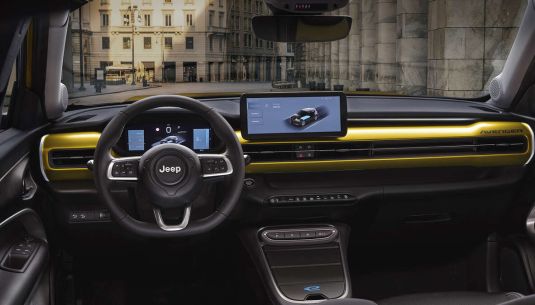 jeep avenger interior city view