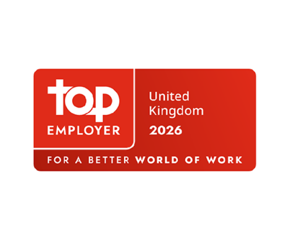 Top Employer UK 2026 logo that has been awarded to Stellantis Financial Services.
